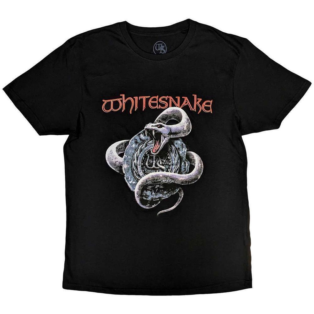 Whitesnake Unisex T Shirt Silver Snake